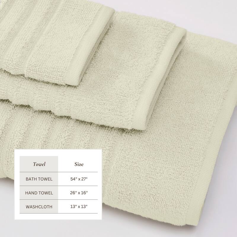 Linery & Co. Combed Cotton Bath Towel Set