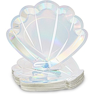 Locmeo 24 Pack Sea Shell Gift Bags Mermaid Goodie Bags - View #6
