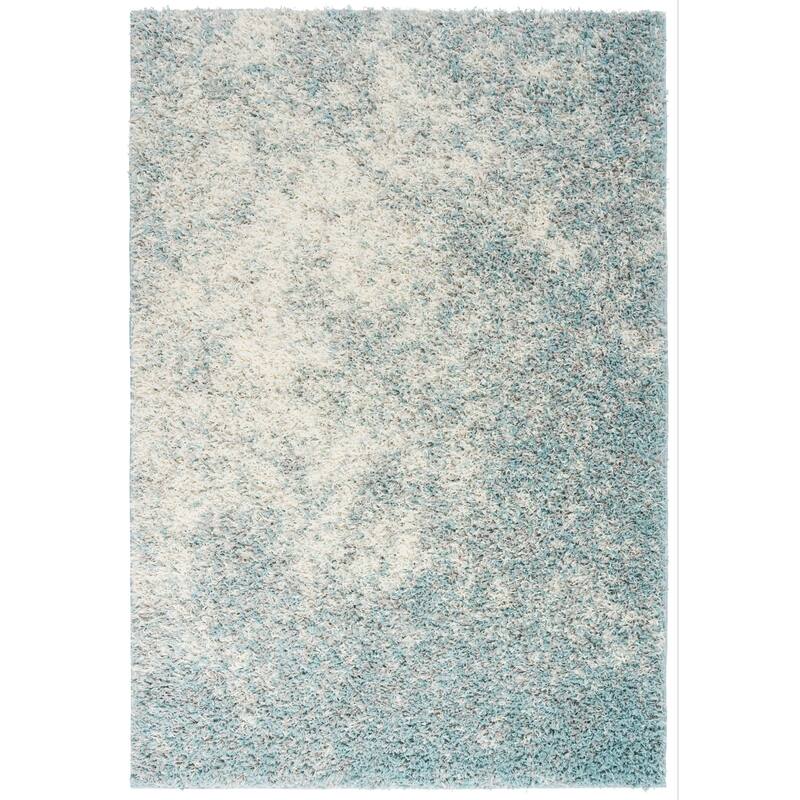 World Rug Gallery Contemporary Ombre Soft Plush Shag Area Rug