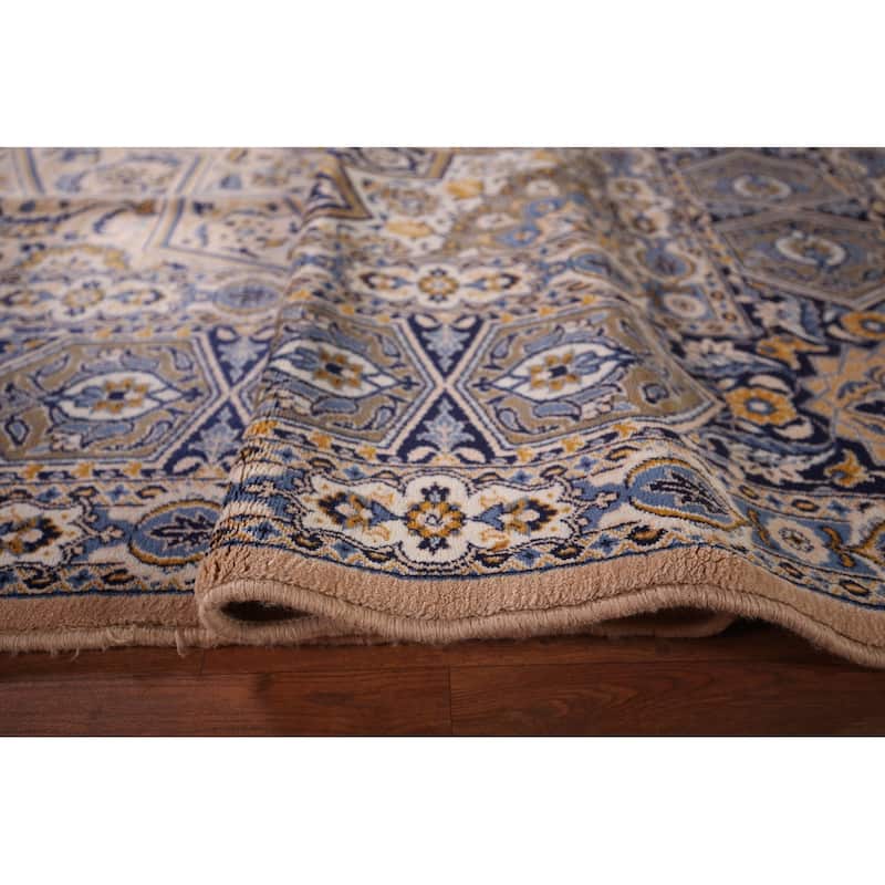 Animals Design Geometric Kashan Turkish Area Rug Machine Made Carpet - 9'7" x 12'11"