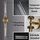 preview thumbnail 78 of 96, KAYLA Modern Glass Wall Sconces, Indoor Wall Lighting Wall Light Fixtures, Vanity Light with Glass Shade(2-Sets)