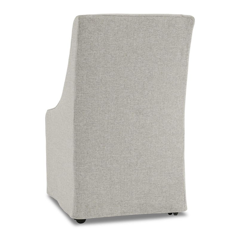 Classic Home Warwick Upholstered Rolling Dining Chair