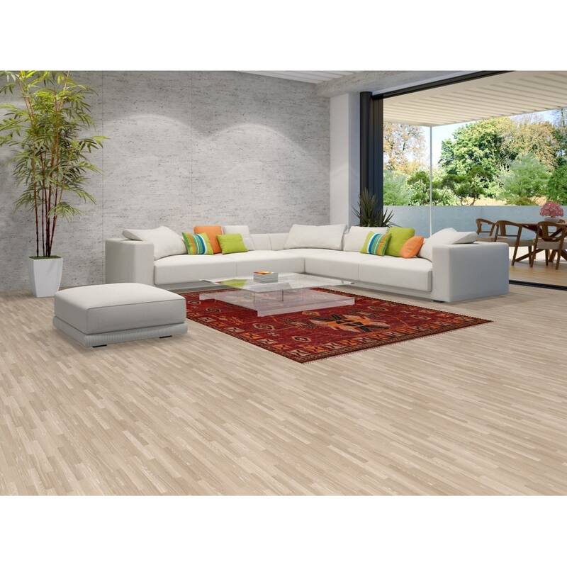 Hand Knotted Oriental 100% Wool Carpet Modern Tribal Red Moroccan Area Rug - 9' 10'' X 6' 11''