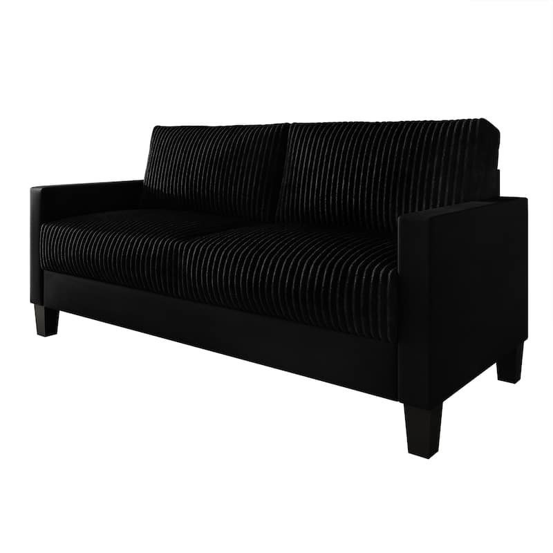CraftPorch Corduroy Mid-Century Modern Velvet Upholstered Sofa