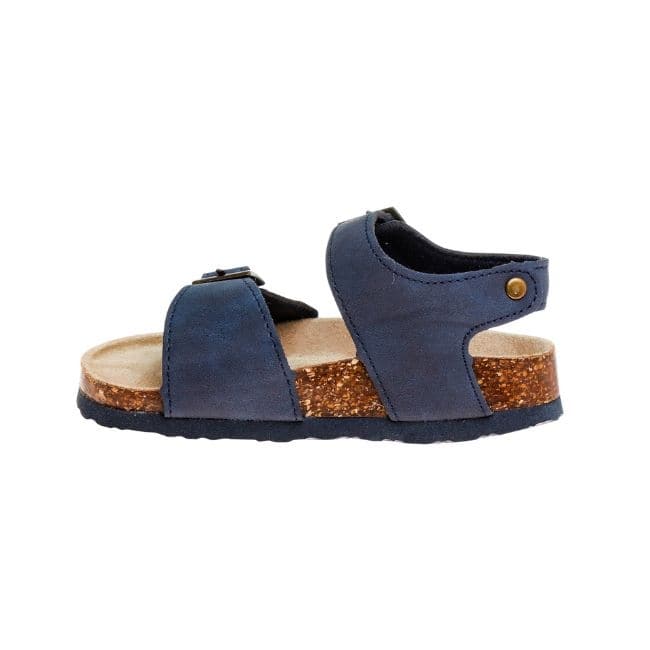 Rugged Bear Buckle Boys footbed sandals