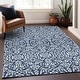 preview thumbnail 47 of 154, Premium Washable Super Soft Traditional Mekenzie Mayfield Rug Navy - 10' x 14'