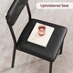preview thumbnail 7 of 22, Dining Table Set of 2, Kitchen Table with Upholstered Chairs Dinning Table Set - 29.1x29.1x30in