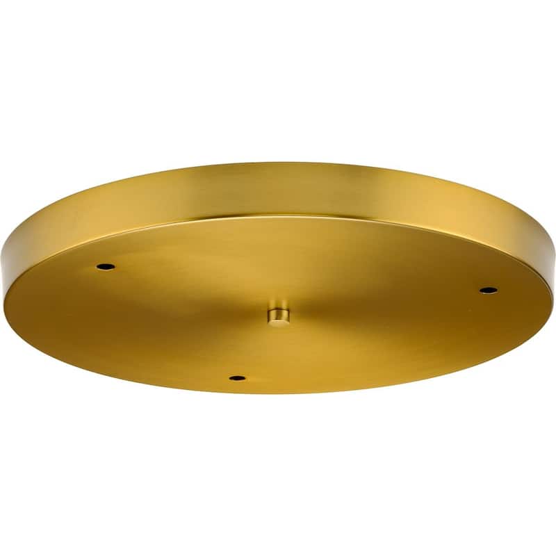 Canopy Kit 15-1 2" Round for Up to 3 Pendants - Brushed Bronze - 15.5 in x 15.5 in x 1.37 in