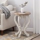 preview thumbnail 2 of 9, Truxton French Country Accent Table with Round Top by Christopher Knight Home