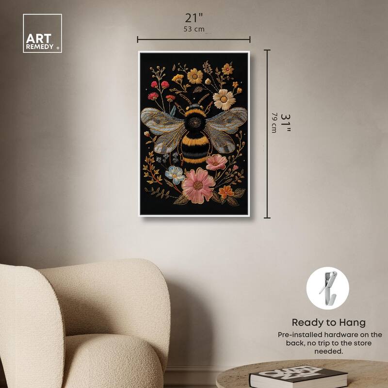 Honeyed Herald I Canvas by Art Remedy