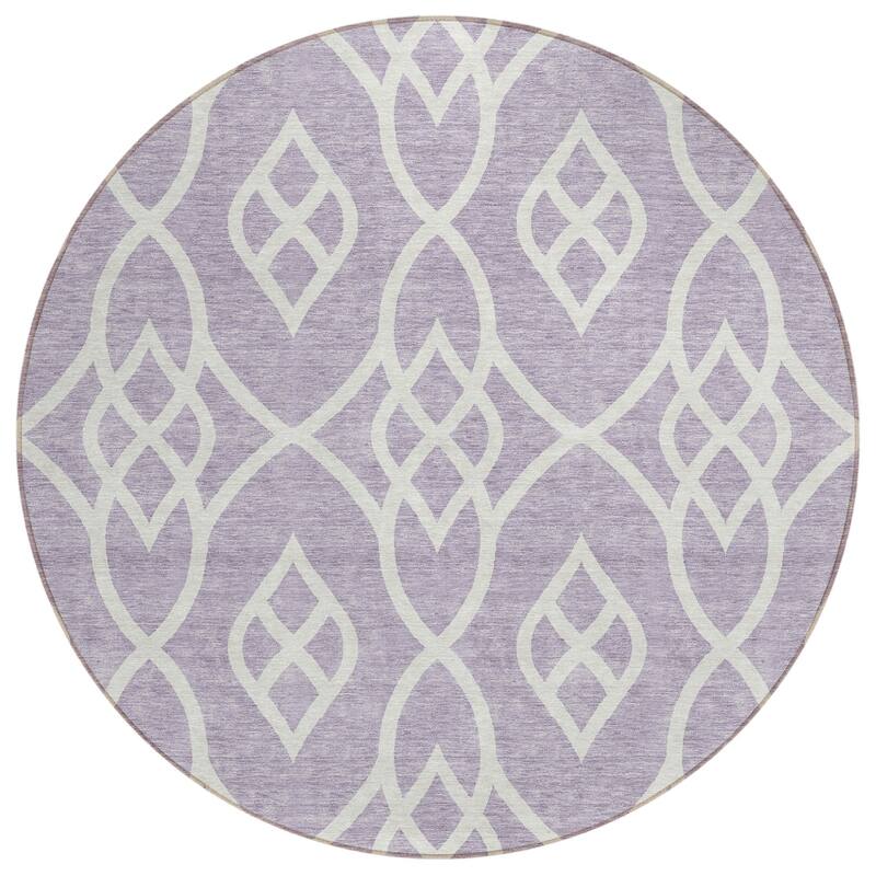 HomeRoots Trellis Transitional Rectangle Outdoor Rug