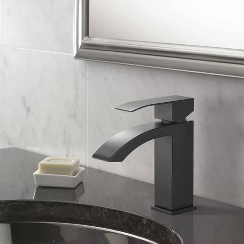 Modern Single Hole Single-Handle Bathroom Faucet