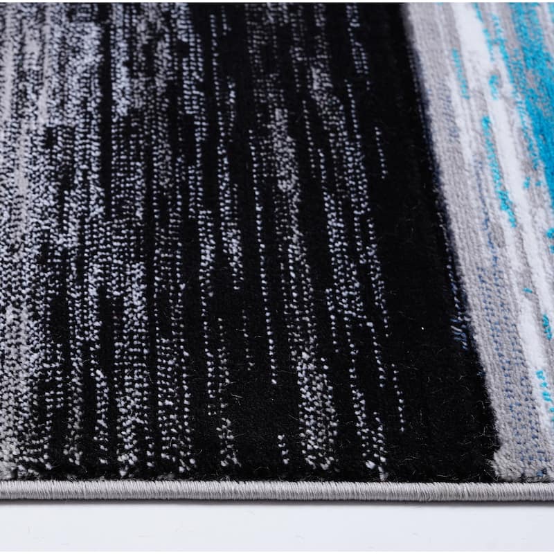 LaDole Rugs Copper Abstract Area Rug