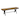 The District Copper Finish Cast Metal Dining Bench