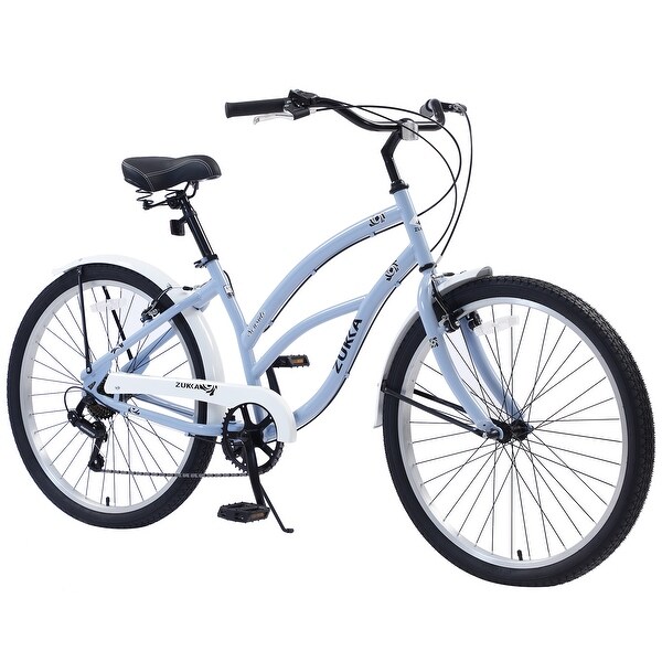 Women's Cruiser Bike with Shimano 7-Speed and Low Swooping