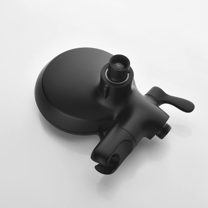 Pressure Balanced 7-Way Shower Head Combo, Hand Held Shower & Rain Shower Separately or Together with Rough-in Valve