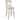 Double X Back Wood 360°  Swivel Bar Stool with Foot Rest Upholstered Cushion