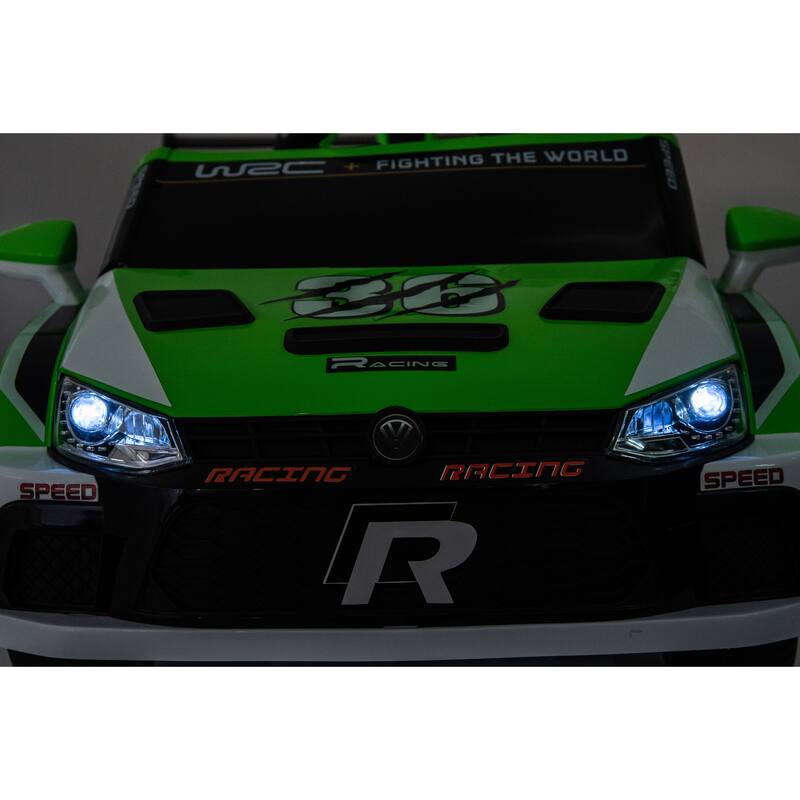 Remote Control Kids Ride On Car, 12V Battery Powered with Music, Lights, and Openable Doors