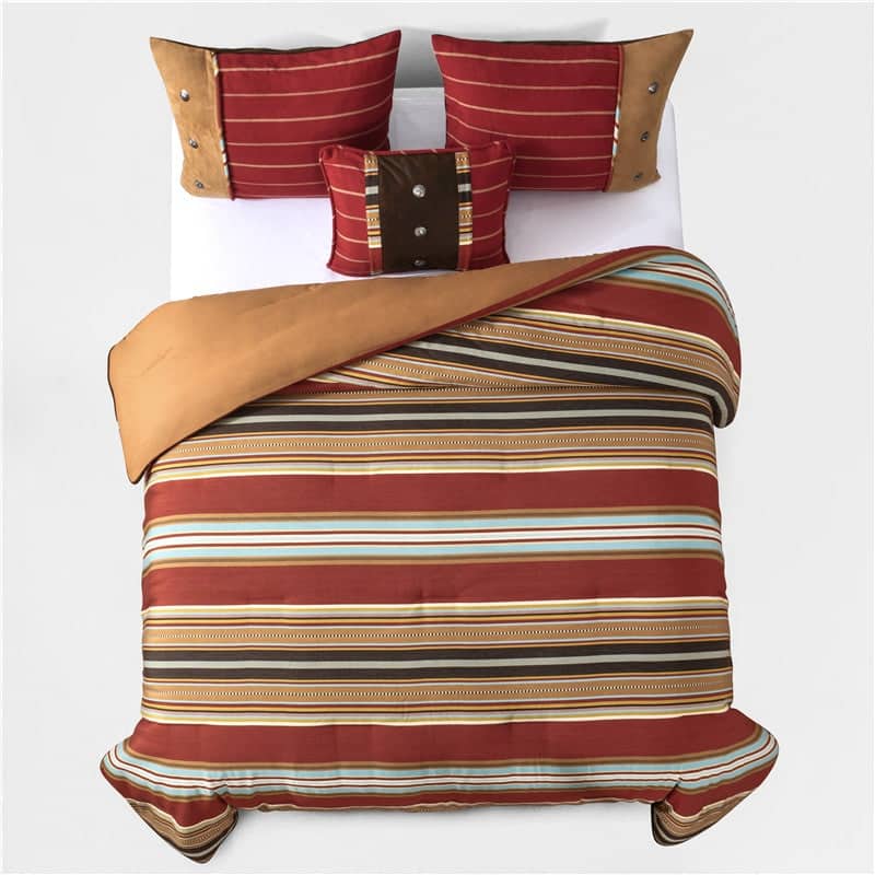 Paseo Road by HiEnd Accents Calhoun Aztec Serape Stripes Comforter Set, 5PC