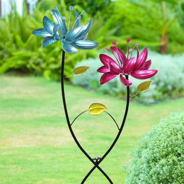 https://ak1.ostkcdn.com/images/products/is/images/direct/9575605c912c7b20ec0643c8341d5febcbe313b3/Exhart-Flower-Wind-Spinner-Garden-Stake-with-Two-Metallic-Flowers%2C-20-by-47-Inches.jpg?impolicy=medium