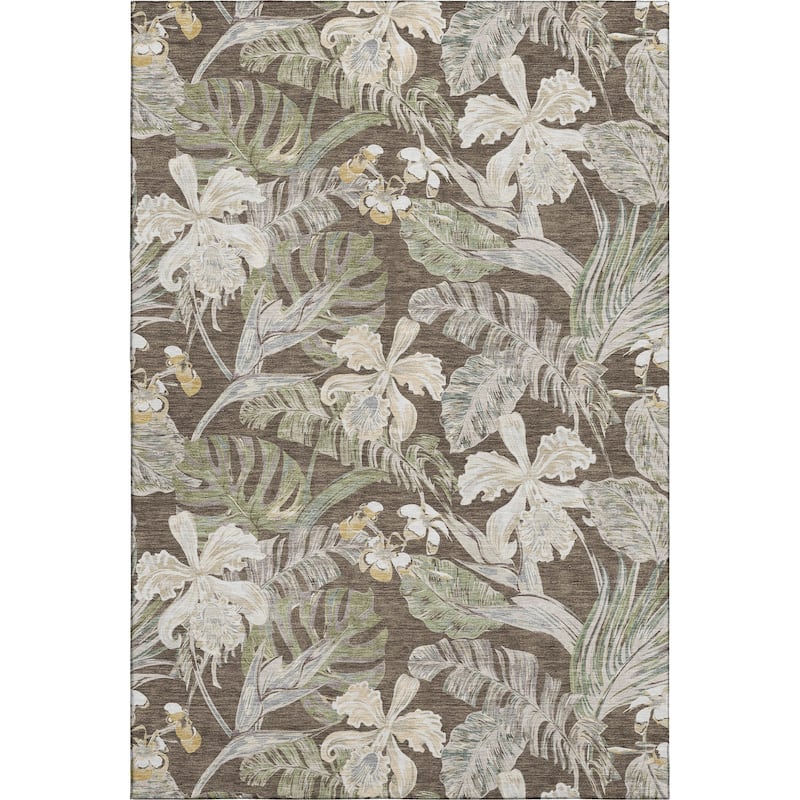 Premium Washable Super Soft Tropical Paradise Mayfield Rug