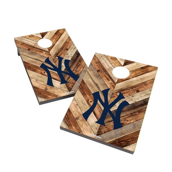 slide 2 of 5, New York Yankees 2x4 MLB Cornhole Bag Toss Include Carry Case