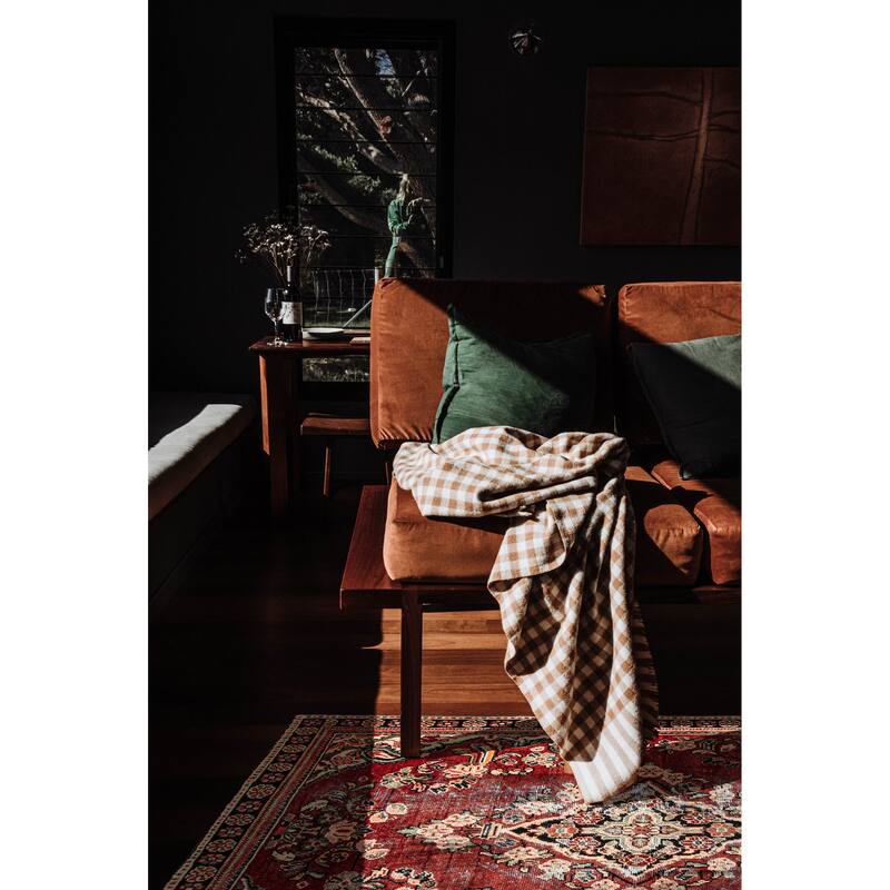 ECARPETGALLERY Hand-knotted Andelz Red Wool Rug - 4'1 x 6'7