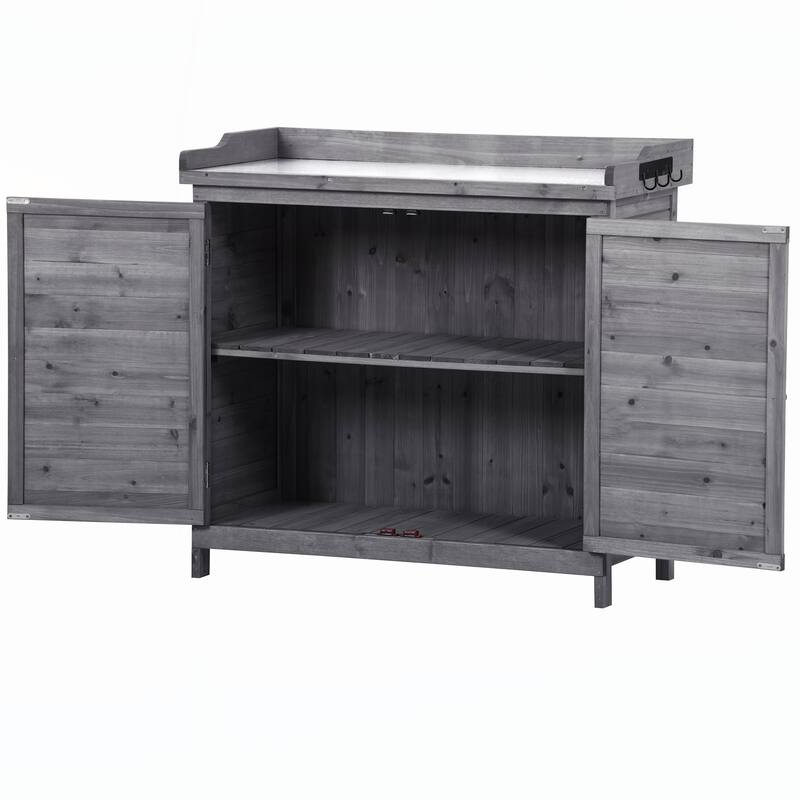 Outdoor 39" Potting Bench Table