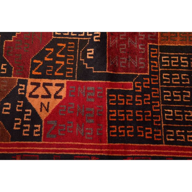 ECARPETGALLERY Hand-knotted Teimani Red Wool Rug - 3'7 x 5'10