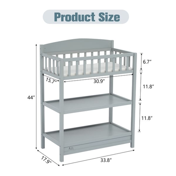 Changing table pad dimensions best sale
