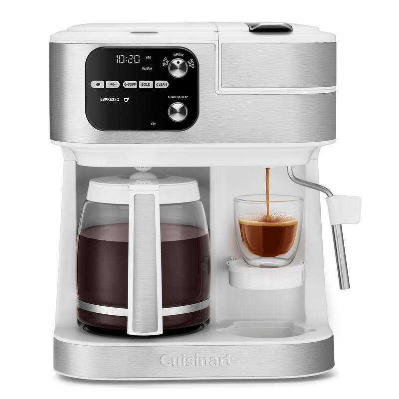 Cuisinart Coffee Center Barista Bar 4-in-1 Coffee Maker - White