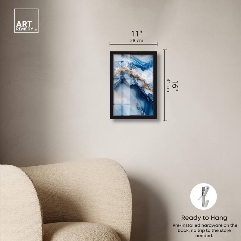 Molten Topaz II Shadowbox by Art Remedy