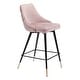 preview thumbnail 1 of 12, Birch Creek Counter Chair Pink Pink/Black/Gold