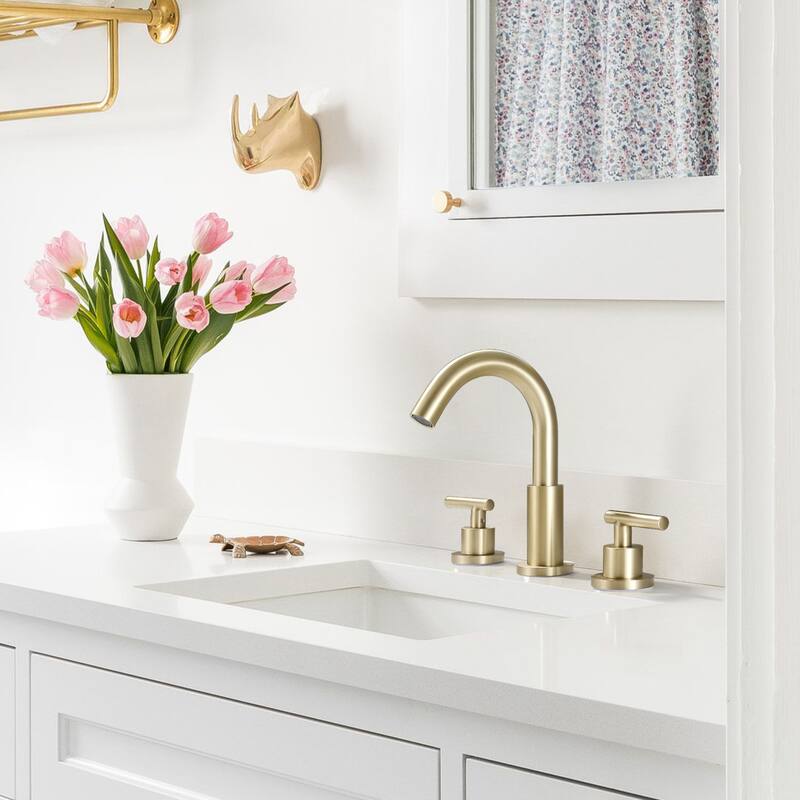 Rbrohant Widespread Faucet 2-handle Bathroom Faucet