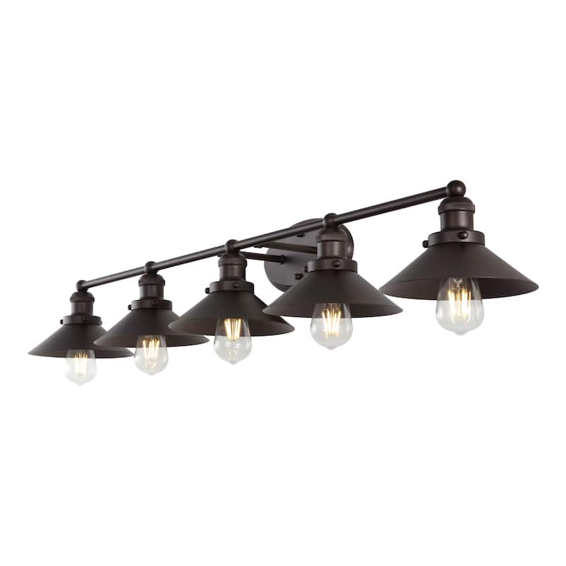 Florence Metal Shade Sconce, by JONATHAN Y - 5-Light - Oil Rubbed Bronze