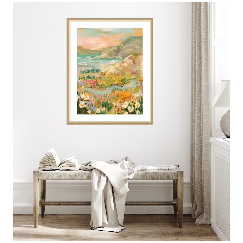 Kate and Laurel Framed Art Landscape 4 by Annie Quigley