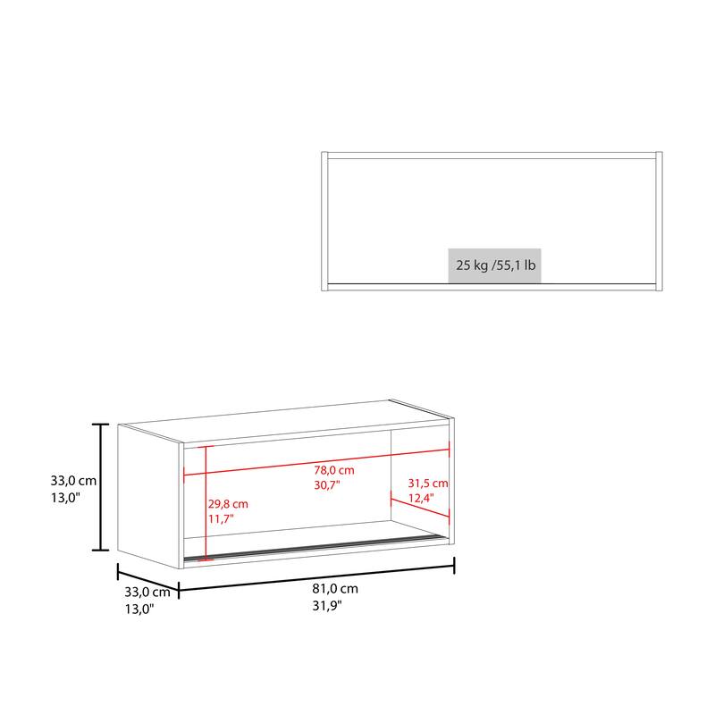Wall Cabinet with Sliding Doors , Wall Shelf, Storage Cabinet, Bedroom, Office, Living Room, Garage