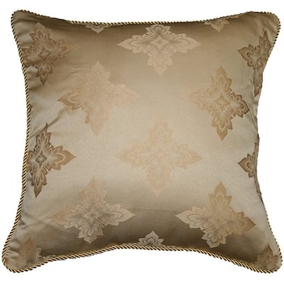 Violet Linen Premium Damask Design Decorative Cushion Cover