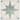 Faenza 8x8 White, Dusty Sage Green Porcelain Square Motif Wall and Floor Tile (6.46 sq ft/case) - 15 Pack