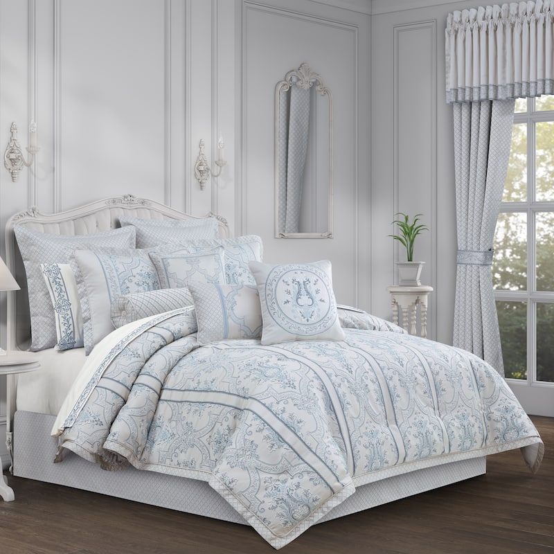 Boulevard 18" Square Embellished Throw Pillow