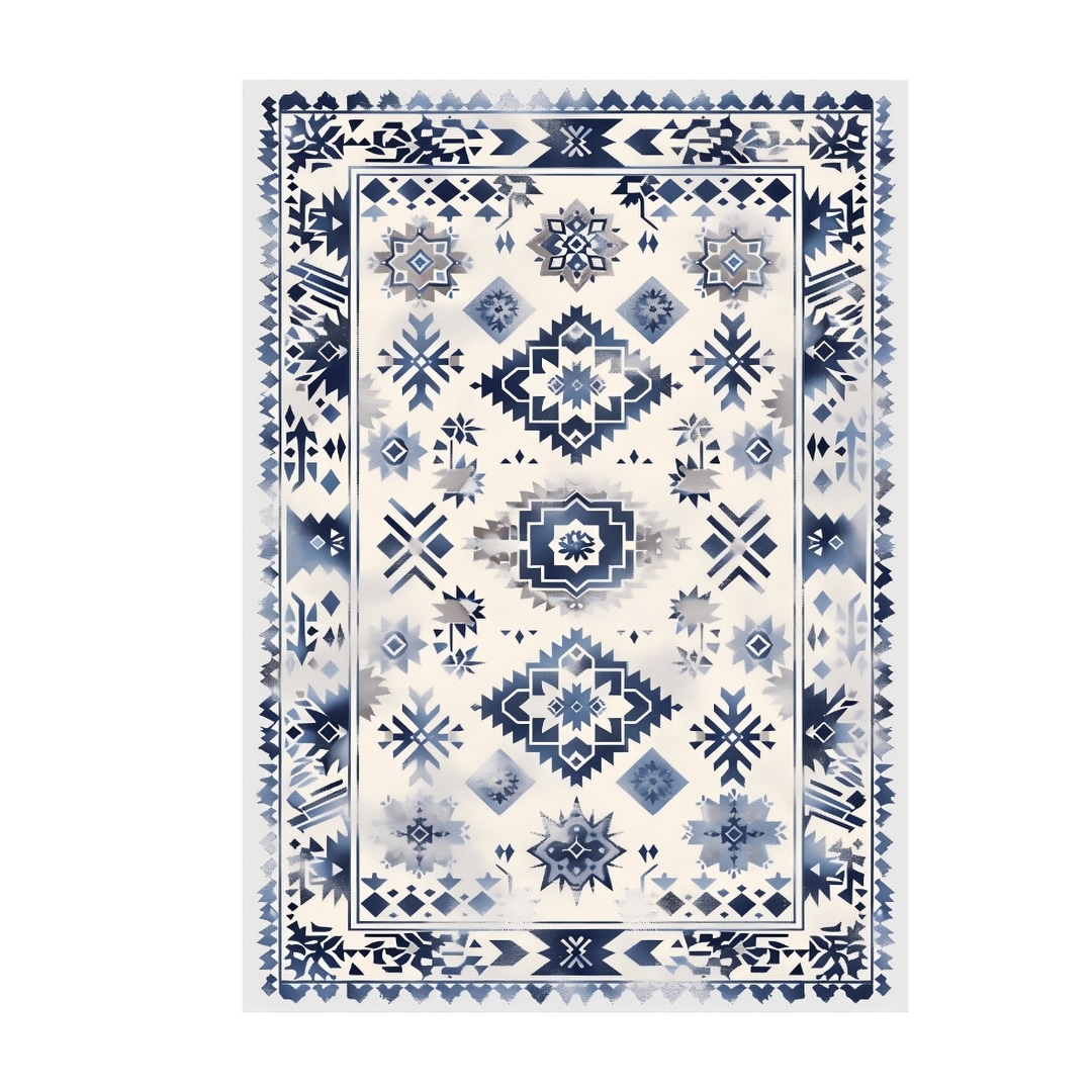 3x5/4x6/5x7/8x10 Washable Area Rug, Indoor Non-Slip Low Pile Carpet