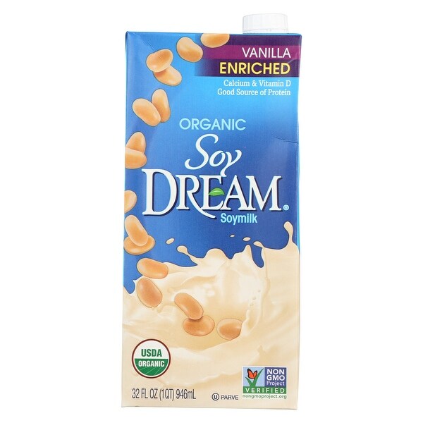 Soy Dream Soymilk - Enriched Vanilla - Case of 12 - 32 Fl oz.