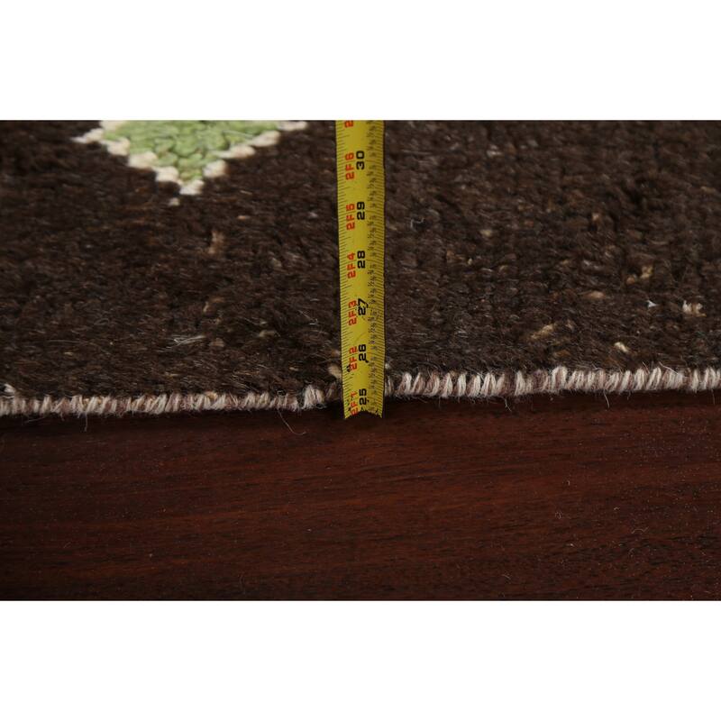 Tribal Geometric Oriental Moroccan Runner Rug Wool Hand-knotted Carpet - 2'0" x 8'10"