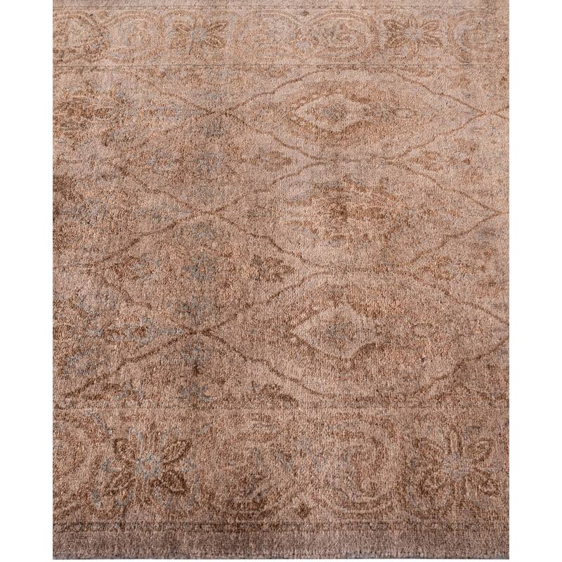 Overdyed One-of-a-Kind Hand-Knotted Area Rug - Brown - 2' 6" x 9' 10"