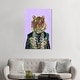 preview thumbnail 5 of 6, iCanvas "Gucci Bengal Tiger" by Heather Perry Canvas Print 48x32x1.5
