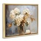 preview thumbnail 22 of 26, Stupell Aged With Grace Hydrangeas Framed Floater Canvas Wall Art Design By LSR Creative Studio