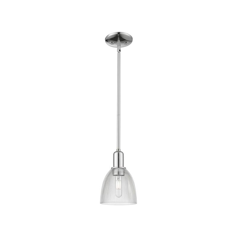 Innovations Lighting Endless Possibilities Arcadia - Castile - 1 Light 6" Stem Hung Mini Pendant - Clear/Polished Chrome