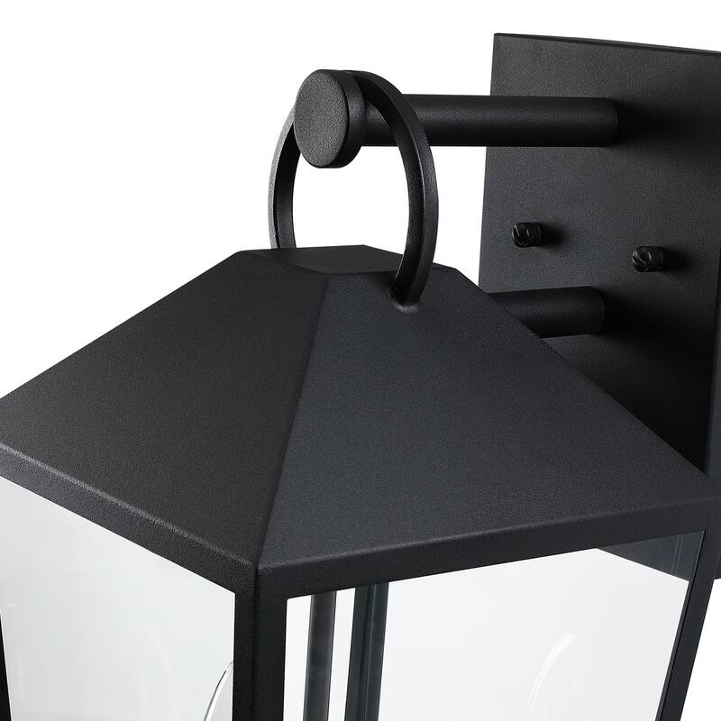 2-Light Outdoor Wall Lantern Sconce