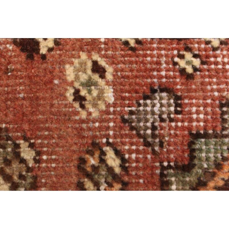 ECARPETGALLERY Hand-knotted Antalya Vintage Red Wool Rug - 3'8 x 5'9