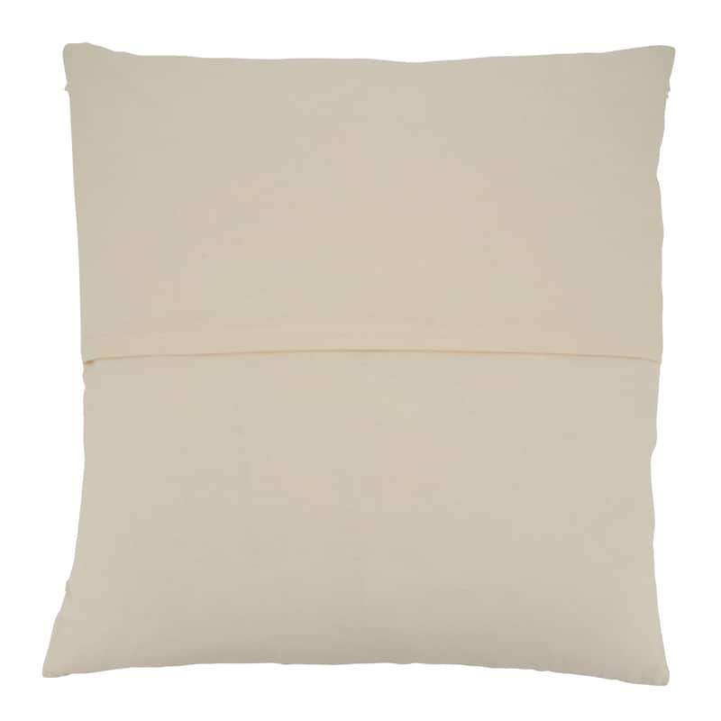 Throw Pillow With Woven Stripe Design